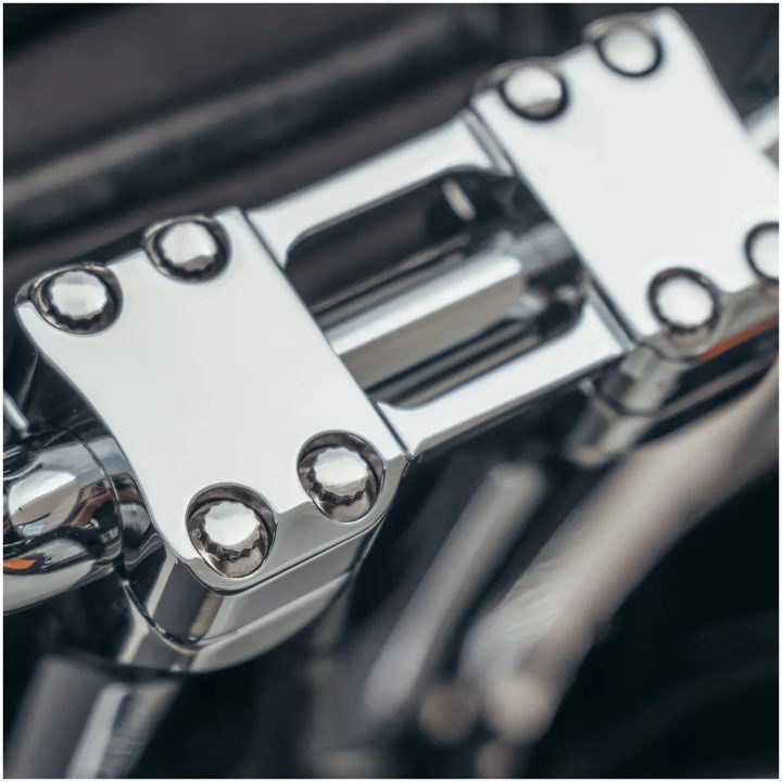 Styrforhøjer Assault Straight Chrome/Silver TRASK Styrforhøjer – billede 6