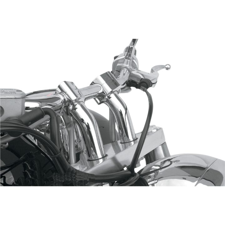 Styrholder Kickback Sølv Krom Pullback BARON RISERS KICKBACK 1" – billede 2