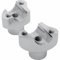 Styrholder Lige Smedet Aluminium Sølv/krom DRAG SPECIALTIES