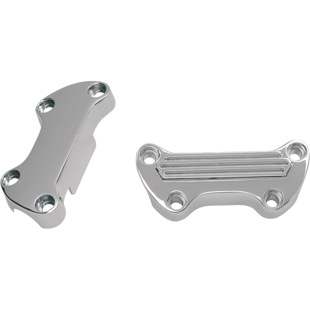 Styrholder Smooth Krom Aluminium DRAG SPECIALTIES HBAR CLMP W/SK 73-12FX XL – billede 2
