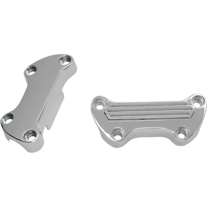 Styrholder Smooth Krom Aluminium DRAG SPECIALTIES HBAR CLMP W/SK 73-12FX XL – billede 2