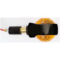 Styrlampe Ochsenauge Sort/Orange HIGHSIDER