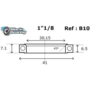 Styrlejer BLACK BEARING