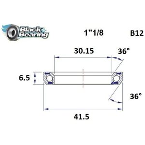 Styrlejer BLACK BEARING