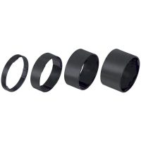 Styrstamspacer LightSpace Aluminium Sort BBB