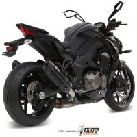 SUONO Steel Black Double Slip-On Kawasaki Z1000 Mivv