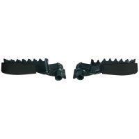 Supermoto Foot Pegs Slider Black - Yamaha UFO