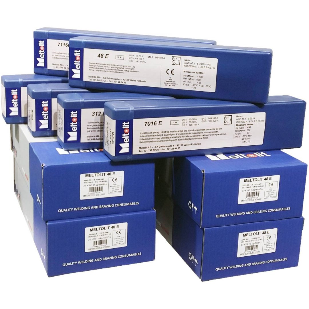 Svejseelektrode Ulegeret 6013 Meltolit ELEKTRODE 6013E 2,0x300MM 4KG