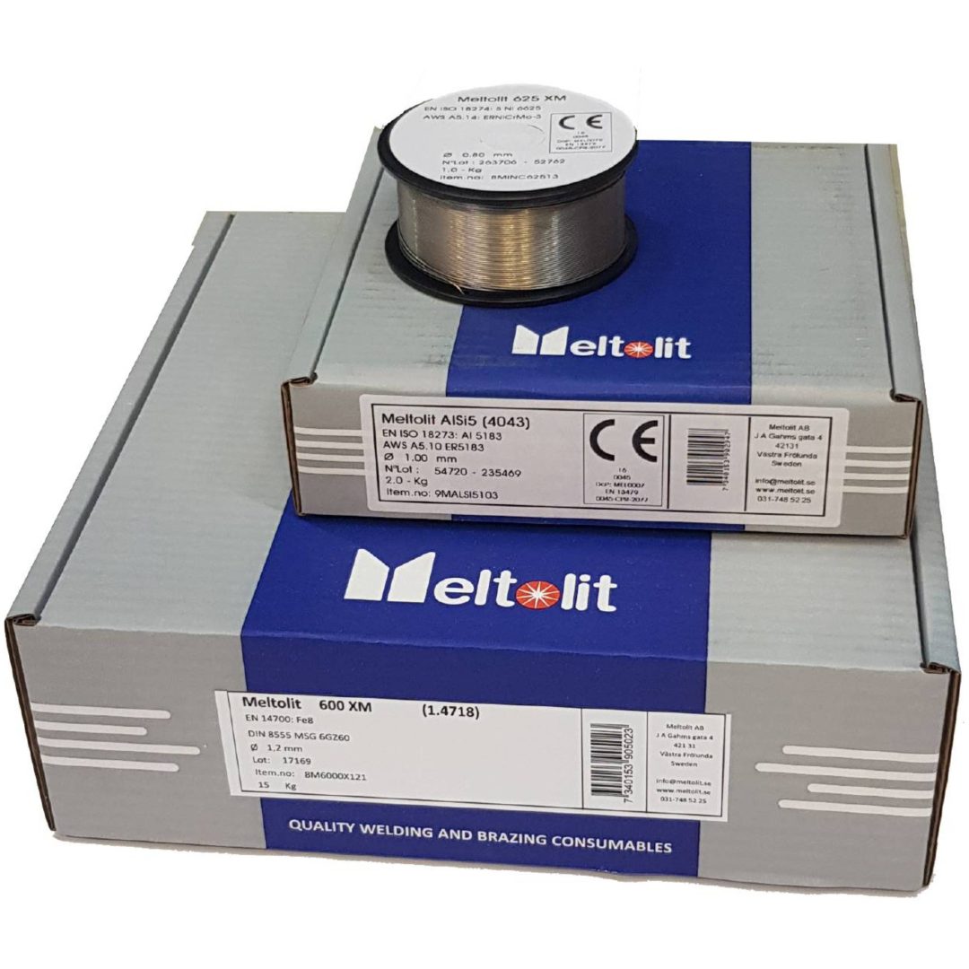 Svejsetråd rustfrit stål 316LSi Meltolit SVEJSETRÅD 316LSI 1,0MM 5KG