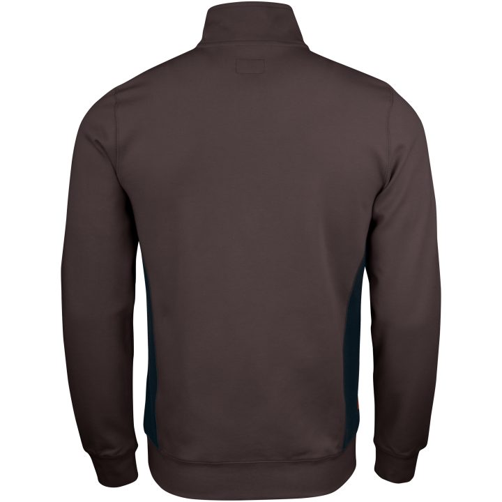 Sweatshirt 1/2-lynlås 5401 Practical Brun/Sort Jobman XXXL – billede 3