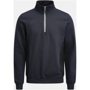 Sweatshirt 1/2-lynlås 5401 Practical Marine/Sort Jobman