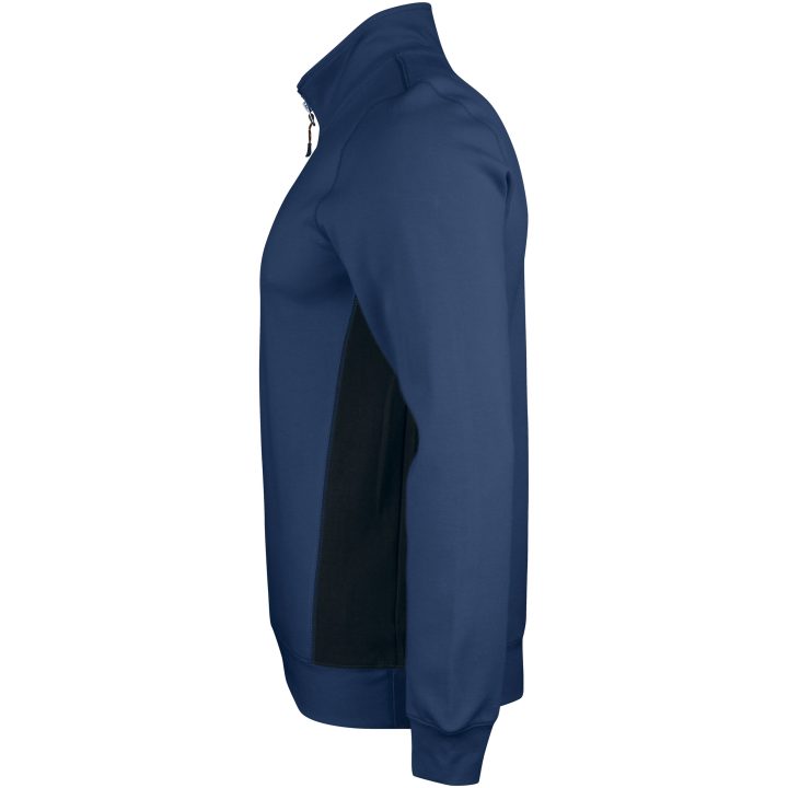 Sweatshirt 1/2-lynlås 5401 Practical Marine/Sort Jobman XXXL – billede 2