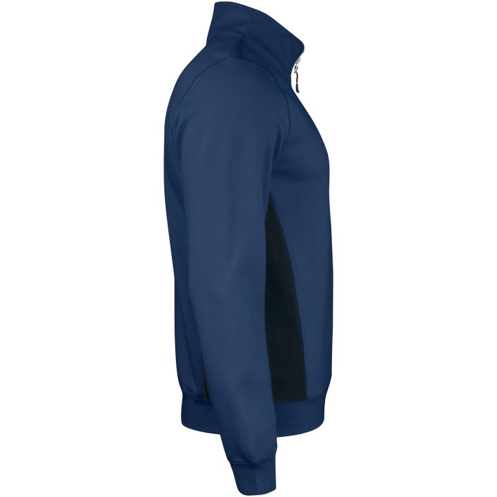 Sweatshirt 1/2-lynlås 5401 Practical Marine/Sort Jobman XXXL – billede 4