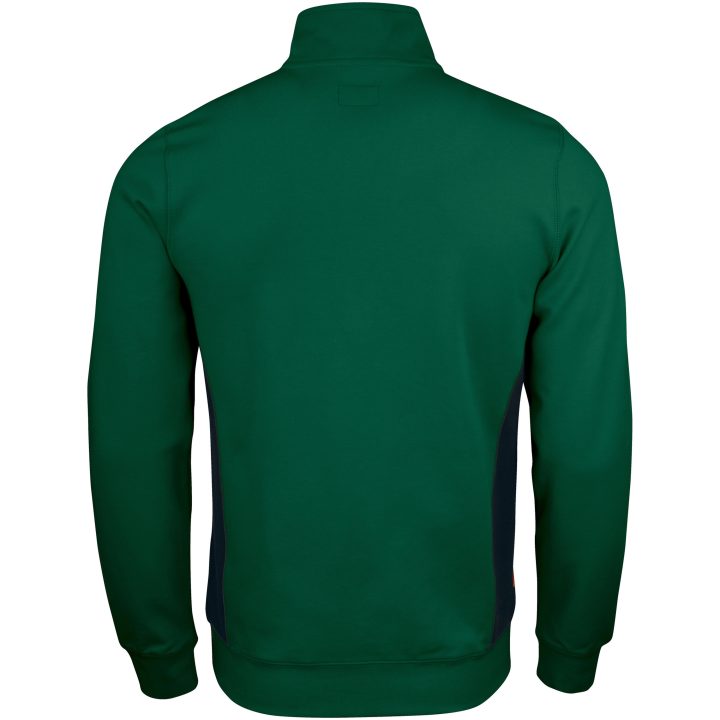 Sweatshirt 1/2-lynlås 5401 Practical Skovgrøn/Sort Jobman XXXL – billede 3