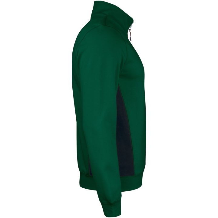 Sweatshirt 1/2-lynlås 5401 Practical Skovgrøn/Sort Jobman XXXL – billede 4