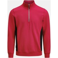 Sweatshirt 1/2-zip 5401 Practical Rød/Sort Jobman