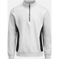 Sweatshirt 1/2-zip 5401 Practical Vit/svart Jobman