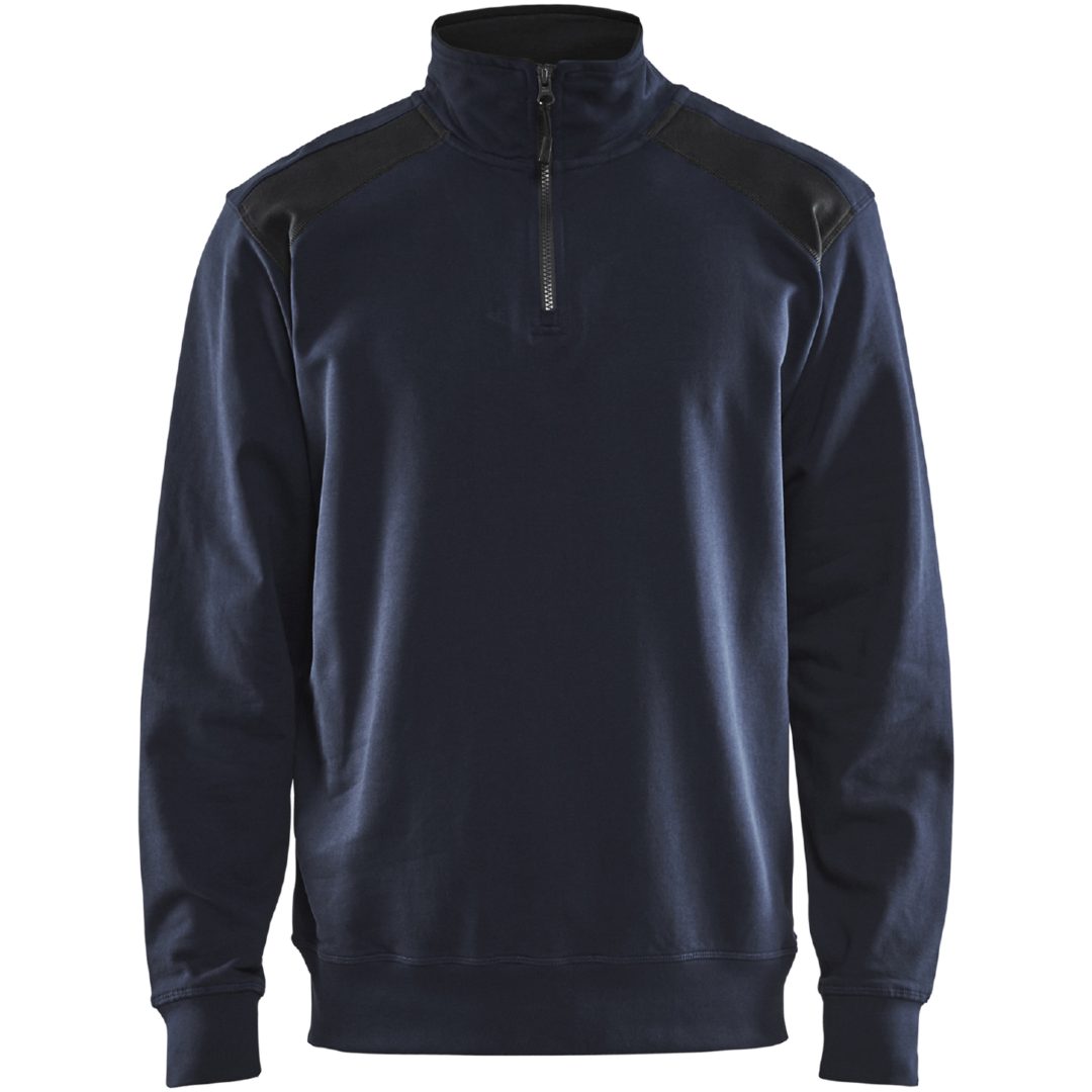 Sweatshirt 33531158 Marine / Sort BLÅKLÄDER TRØJE 33531158 MARIN/SVART XS