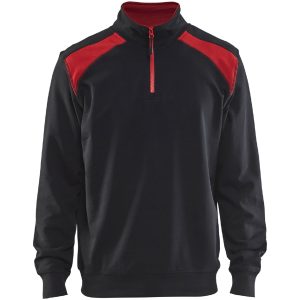 Sweatshirt 33531158 Sort / Rød BLÅKLÄDER