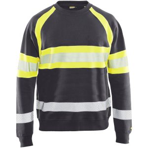 Sweatshirt 33591158 Marine / Hivisgul BLÅKLÄDER