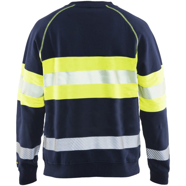 Sweatshirt 34591762 Marine / Hivisgul BLÅKLÄDER SWEATSHIRT 34591762 MAR/GU XS – billede 2
