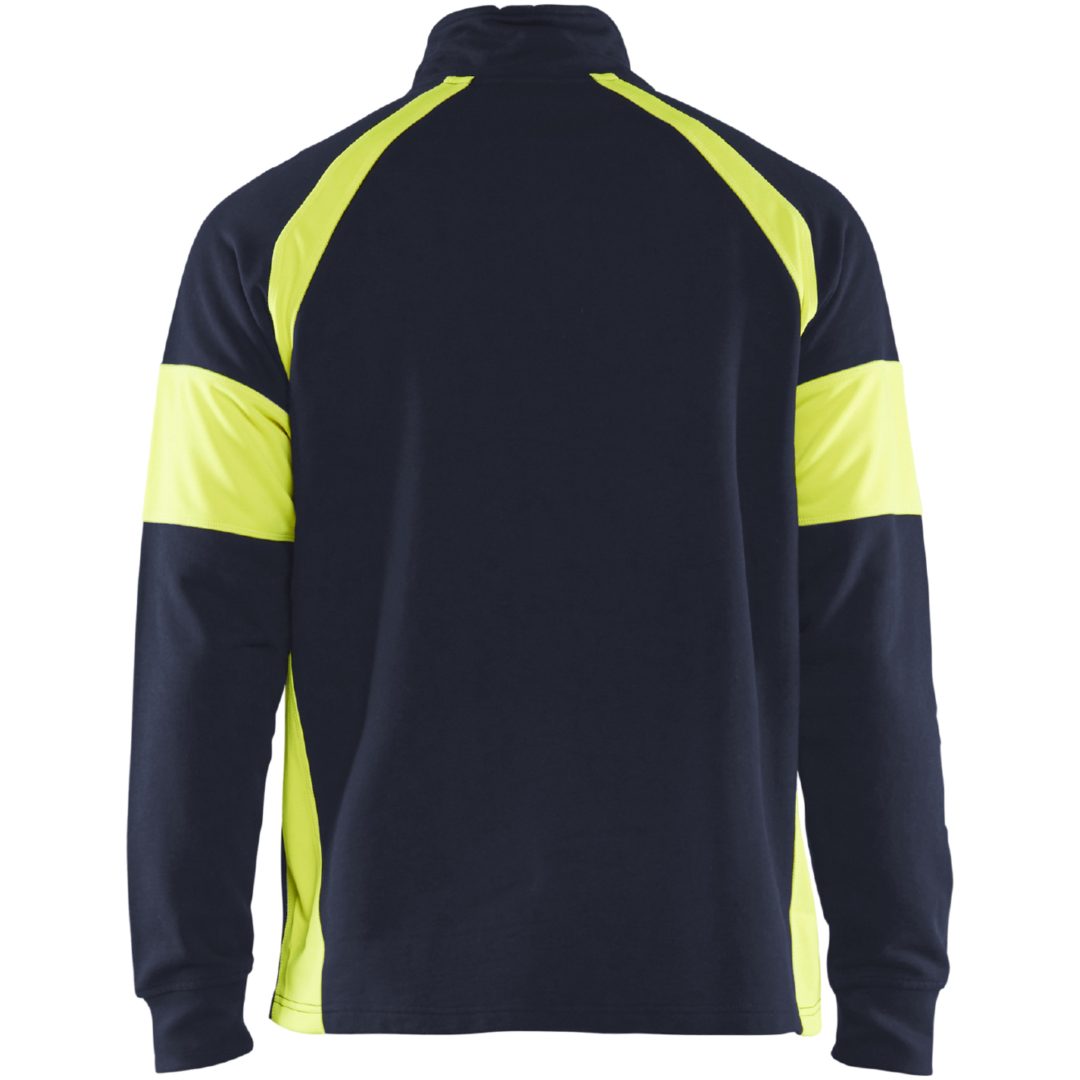 Sweatshirt 35501158 Marine / Hivisgul BLÅKLÄDER SWEATSHIRT 35501158 MAR/GU XS – billede 2