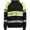 Sweatshirt 5224 Varsel Svart Gul Jobman – miniature 1