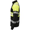 Sweatshirt 5225 Hel-Zip Varsel Svart Gul Jobman – miniature 2