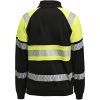 Sweatshirt 5225 Hel-Zip Varsel Svart Gul Jobman – miniature 3