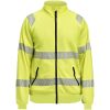 Sweatshirt 5325 Hel-Zip Varselgul Varsel gul Jobman – miniature 1