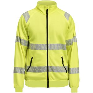 Sweatshirt 5325 Hel-Zip Varselgul Varsel gul Jobman
