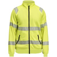 Sweatshirt 5325 Hel-Zip Varselgul Varsel gul Jobman