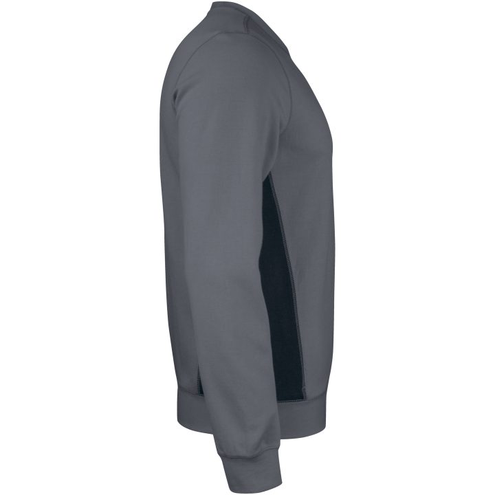 Sweatshirt 5402 Practical Mørkegrå/Sort Jobman XXXL – billede 4