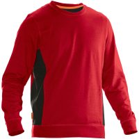 Sweatshirt 5402 Practical Rød/Sort Jobman