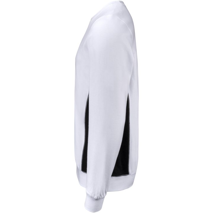 Sweatshirt 5402 Vit Svart Jobman – billede 2