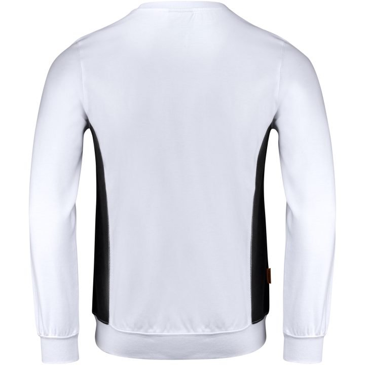 Sweatshirt 5402 Vit Svart Jobman – billede 3