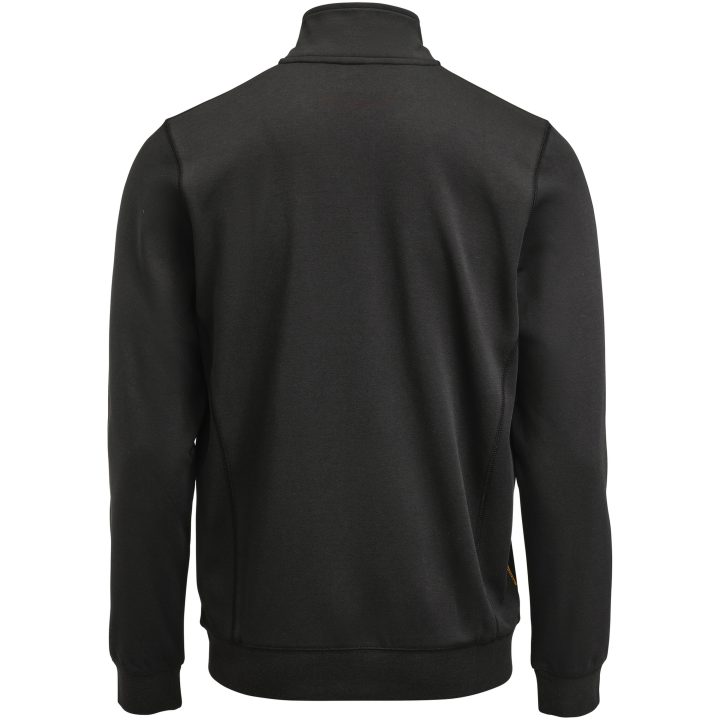 Sweatshirt 5403 Hel-Zip Svart Jobman – billede 3