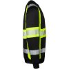 Sweatshirt 602 Rundhals Sort/Fluor Gul Top Swede XS – miniature 2