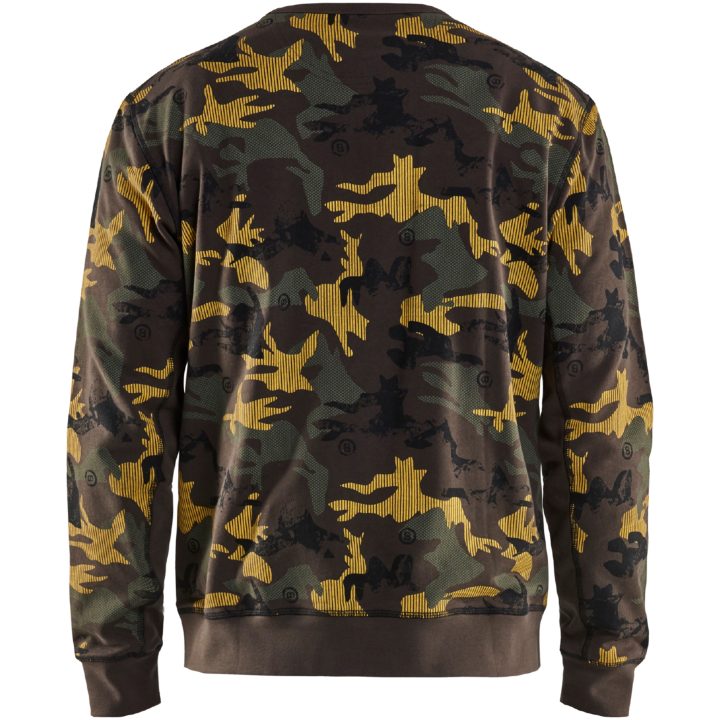Sweatshirt 94081158 Grøn / Sort BLÅKLÄDER SWEATSHIRT 94081158 OLIVENGRØN S – billede 2