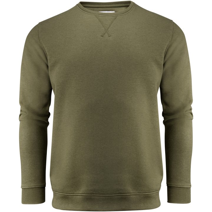 Sweatshirt Alder Heights Mossgrön James Harvest – billede 5