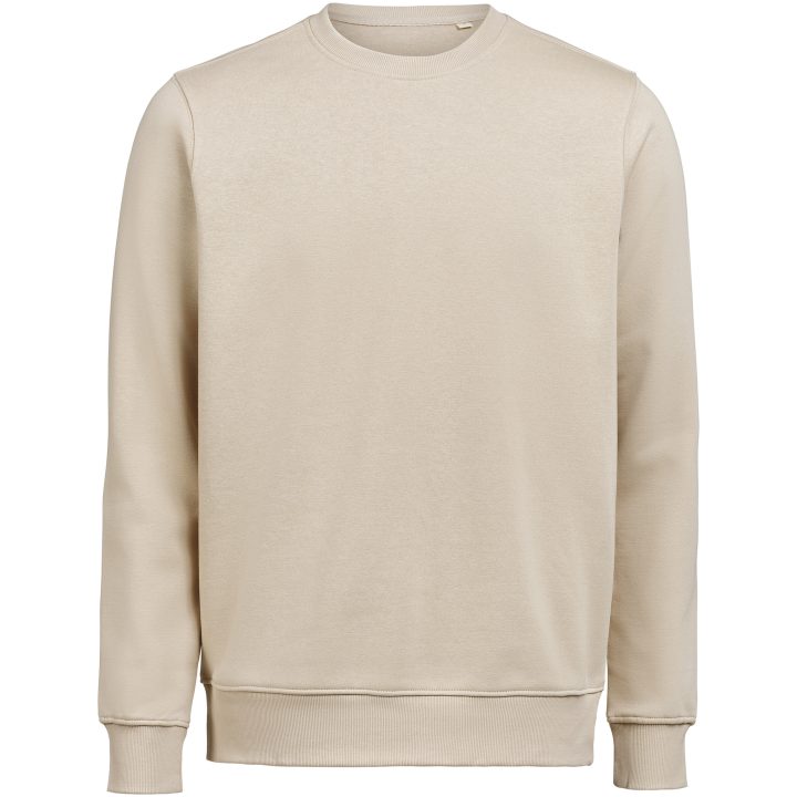 Sweatshirt Crewneck Regular Fit Latte Untagged Movement – billede 2