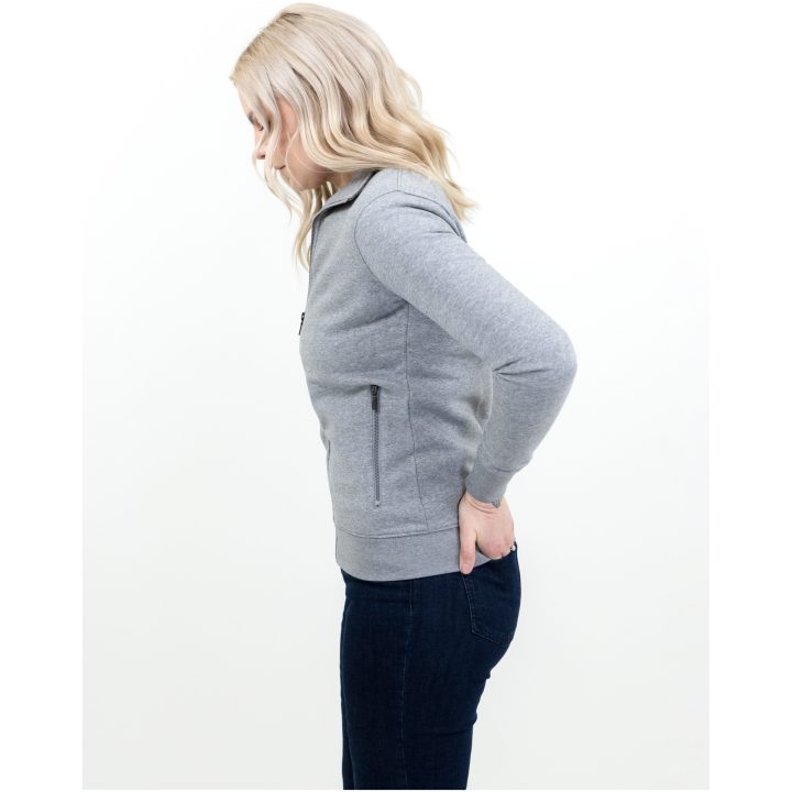 Sweatshirt Dam Melville Heights Gråmelerad James Harvest – billede 2