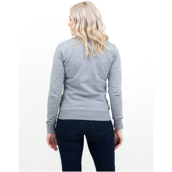Sweatshirt Dam Melville Heights Gråmelerad James Harvest – billede 3