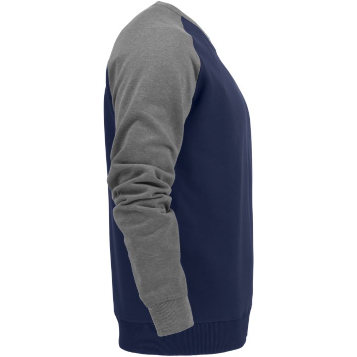 Sweatshirt David Marinblå gråmelerad Mac One XS – billede 3