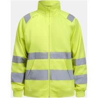 Sweatshirt Jakke Hi-Vis 5172 Functional Gul Jobman