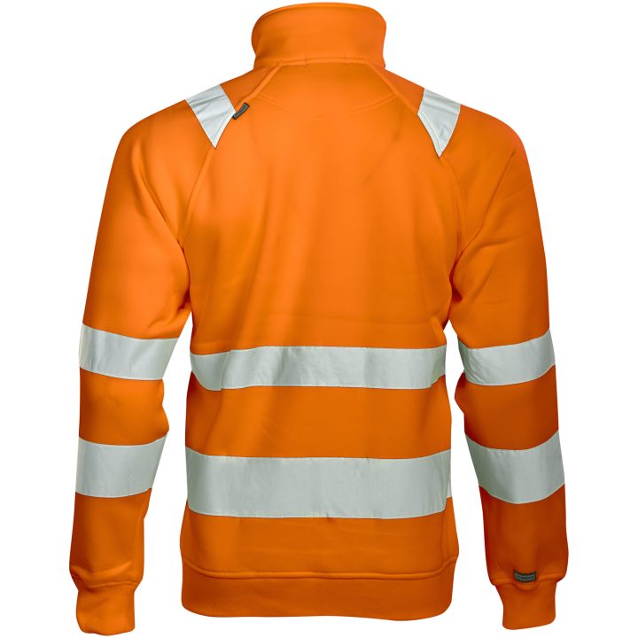 Sweatshirt Jakke Varsel 5172 Functional Orange Jobman Large – billede 3