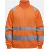 Sweatshirt Jakke Varsel 5172 Functional Orange Jobman Large – miniature 1