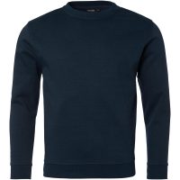 Sweatshirt med rund hals Marineblå Top Swede