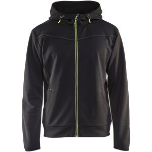 Sweatshirt Sort/gul 33632526 Blåkläder