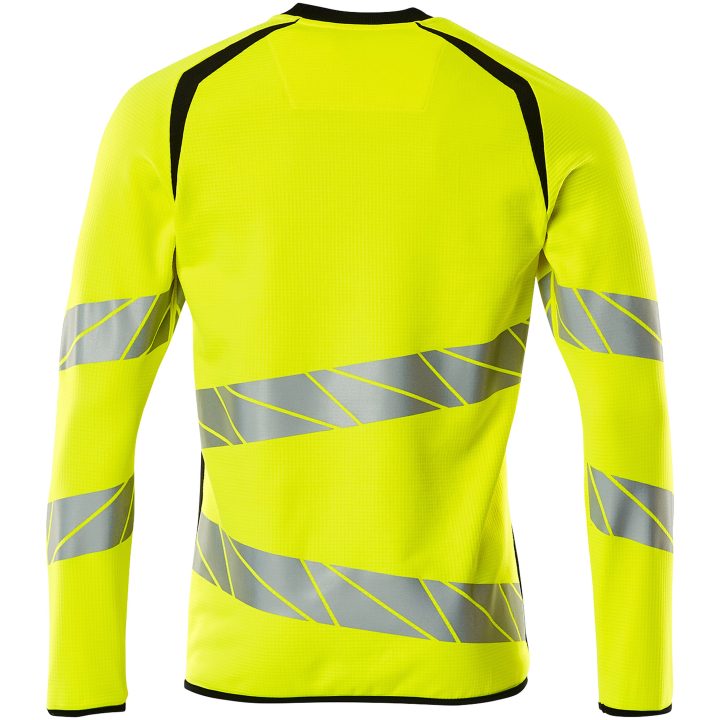 Sweatshirt Sort/hivisgul 19084-781 Mascot XS – billede 2